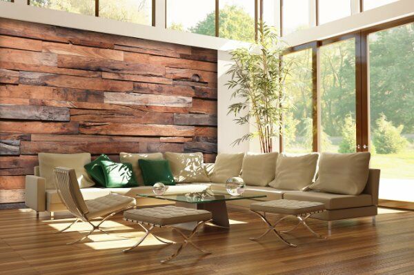 3d wood wallpaper,wood flooring,furniture,interior design,room,living room