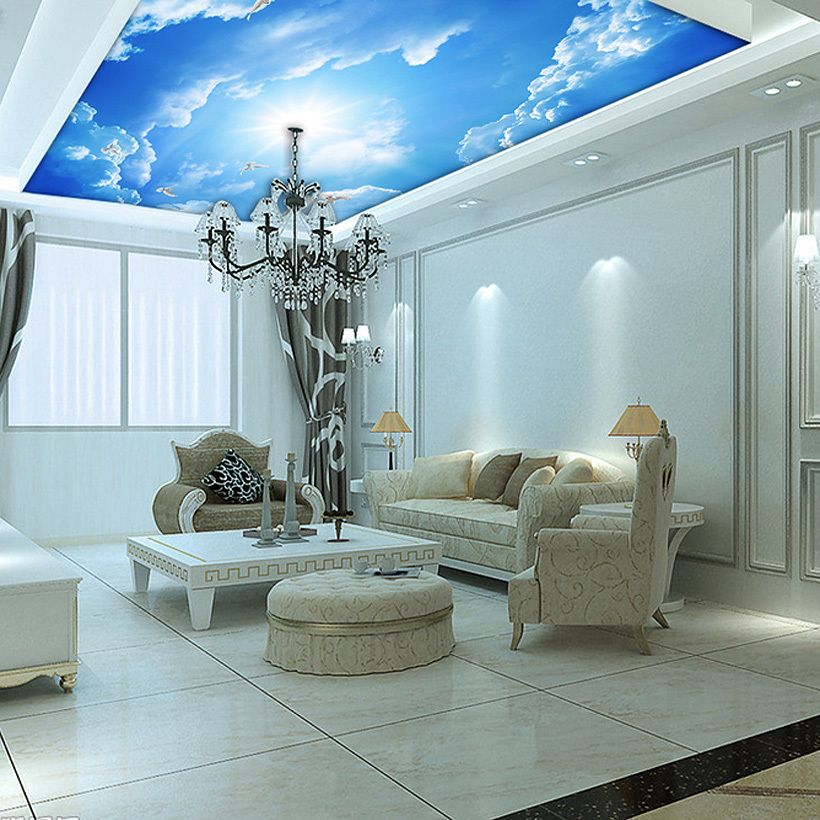 3d wallpaper for living room for sale,ceiling,room,living room,interior design,furniture