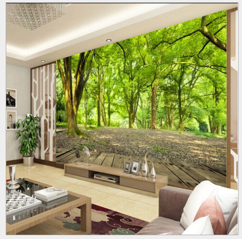 papel tapiz 3d para sala de estar en venta,naturaleza,paisaje natural,verde,mural,pared