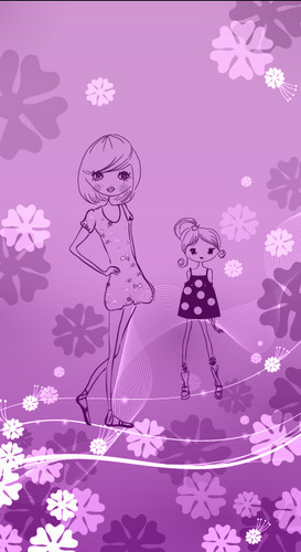 papel tapiz para paredes precio en delhi,rosado,violeta,dibujos animados,lila,púrpura