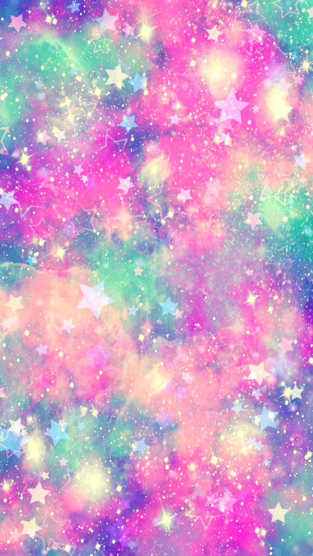 fond d'écran galaxy glitter,nébuleuse,vert,rose,violet,modèle