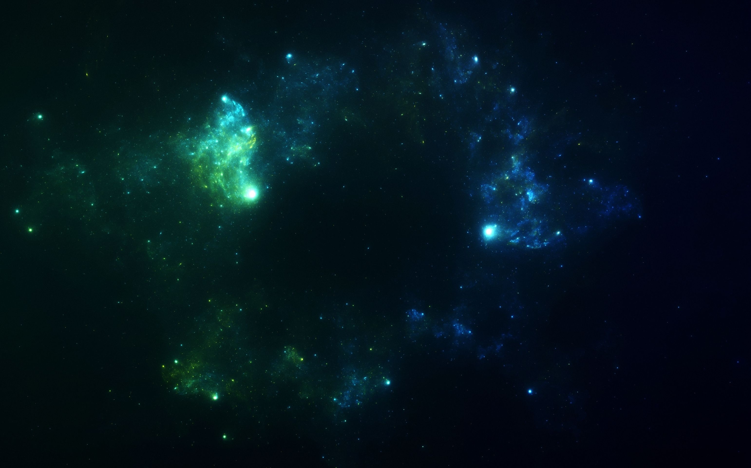 carta da parati galassia verde,blu,verde,cielo,oggetto astronomico,nebulosa