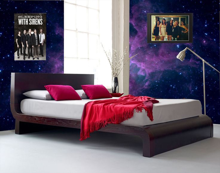 carta da parati galassia per camere uk,mobilia,viola,camera,interior design,parete