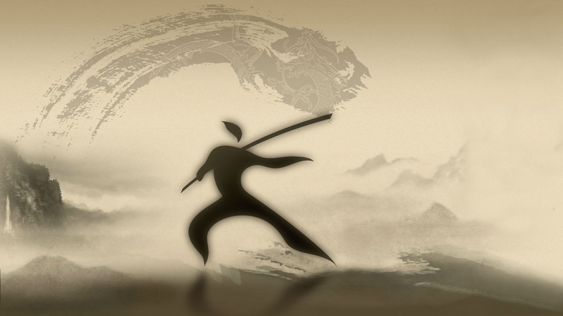 shaolin kung fu wallpaper,white,black and white,sky,atmospheric phenomenon,monochrome