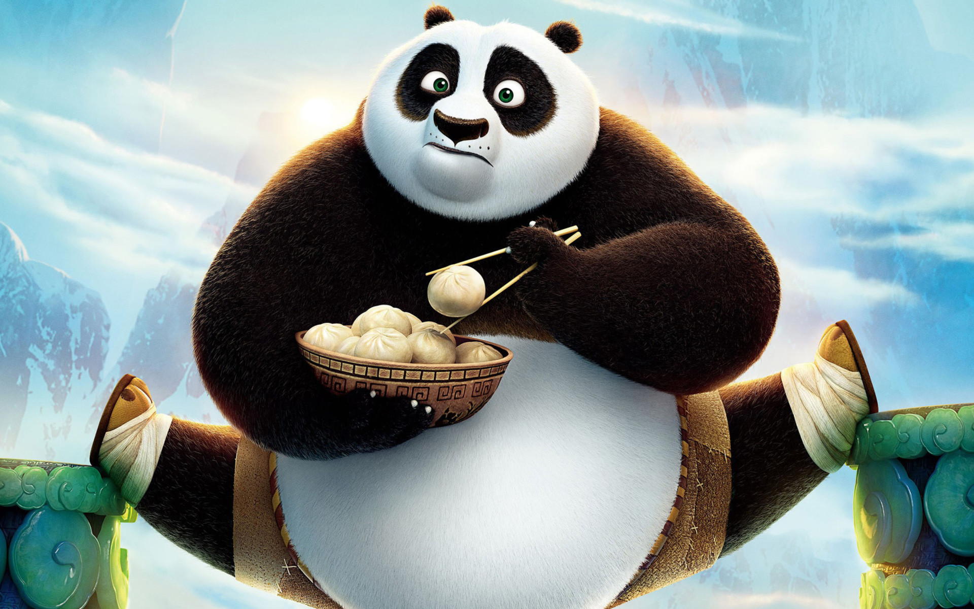 kung fu panda hd wallpaper,animierter cartoon,karikatur,animation,panda,bär