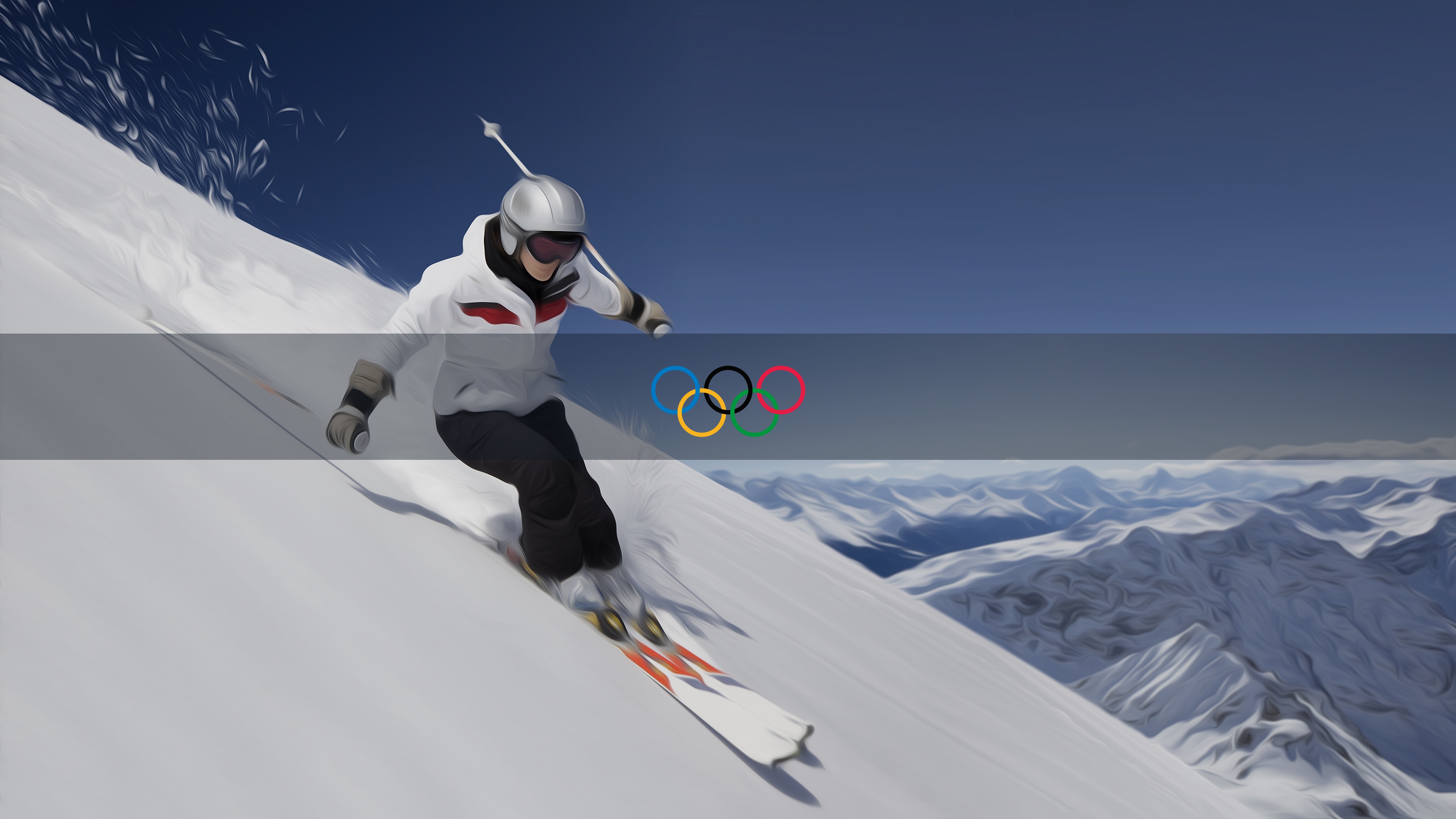 olympic wallpaper,skier,snow,ski,extreme sport,alpine skiing