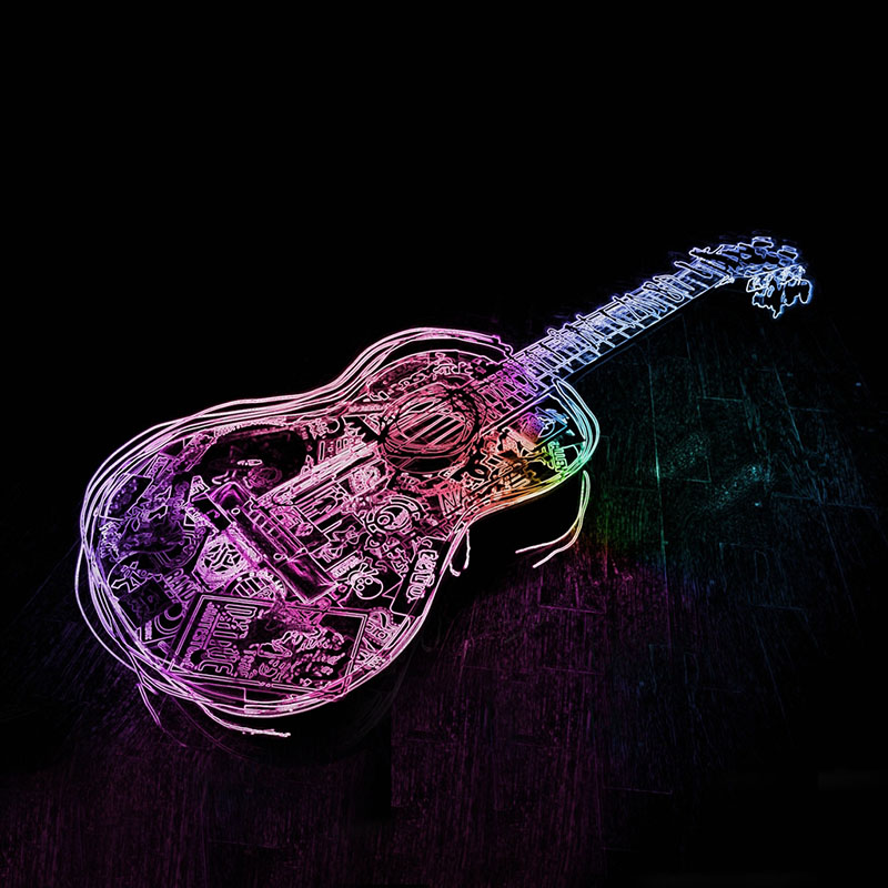 ipad wallpaper art,chitarra,strumento musicale,strumenti a corda pizzicati,chitarra elettrica,accessorio per strumento a corda