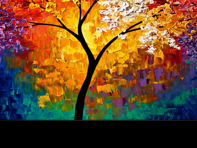 free art wallpaper download,modern art,painting,nature,tree,acrylic paint