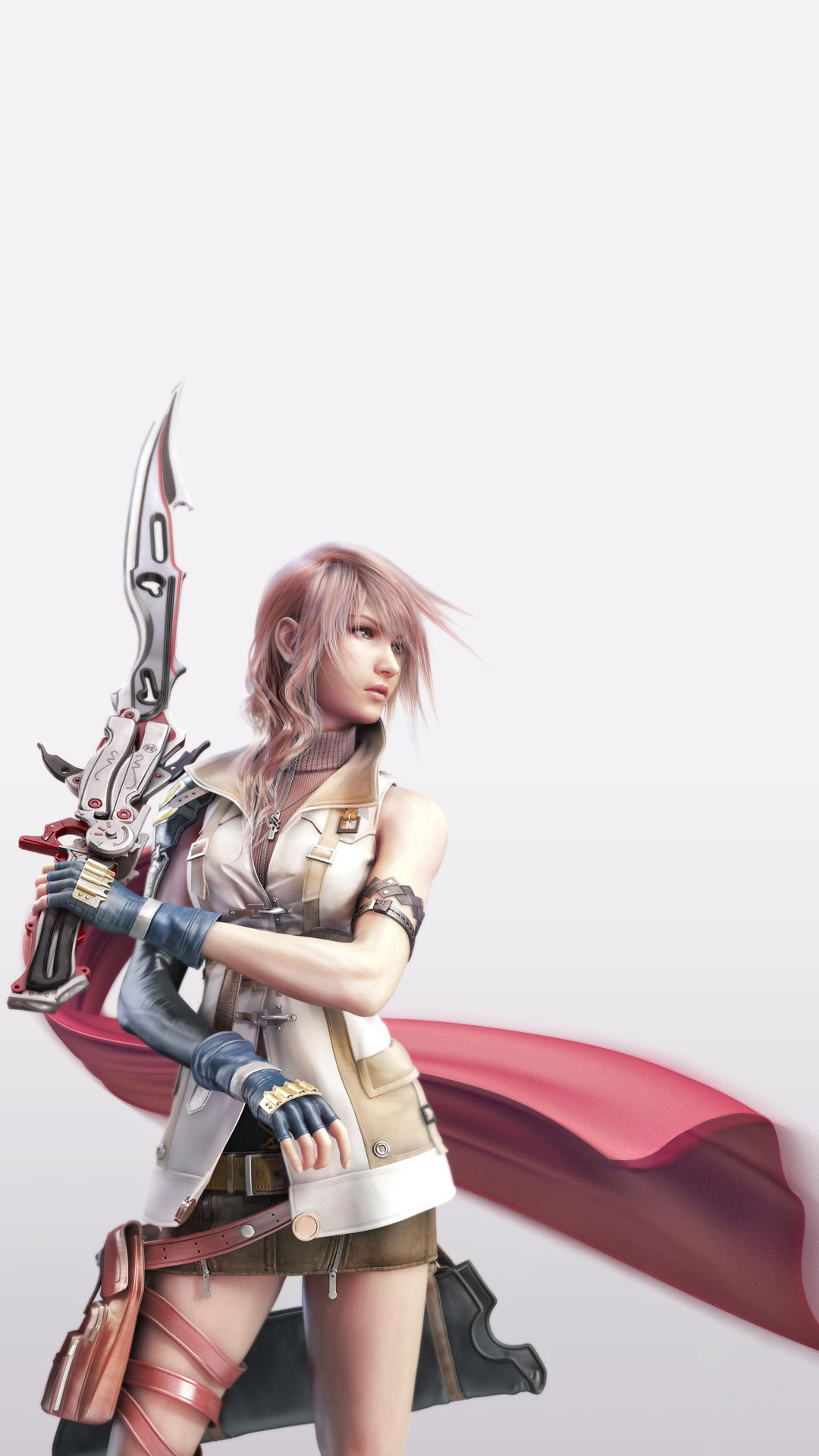 lightning final fantasy wallpaper,cg artwork,illustration,fictional character,long hair,figurine