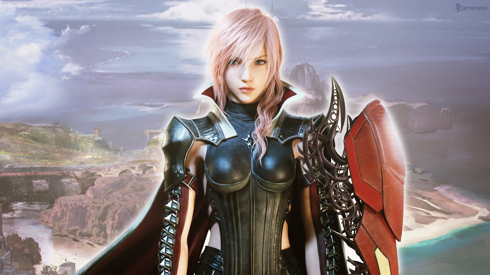 lightning final fantasy wallpaper,cg artwork,games,screenshot,pc game,fictional character