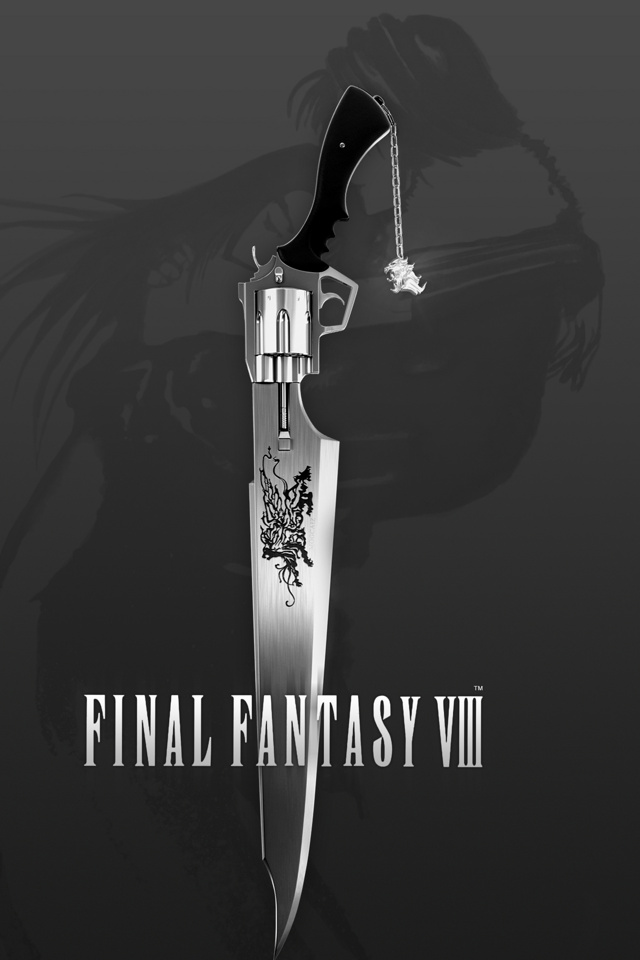 fond d'écran final fantasy viii,dague,verre