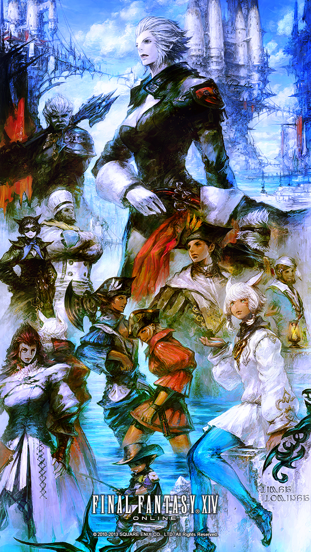 ffxiv iphone wallpaper,cg artwork,fiction,fictional character,illustration,games