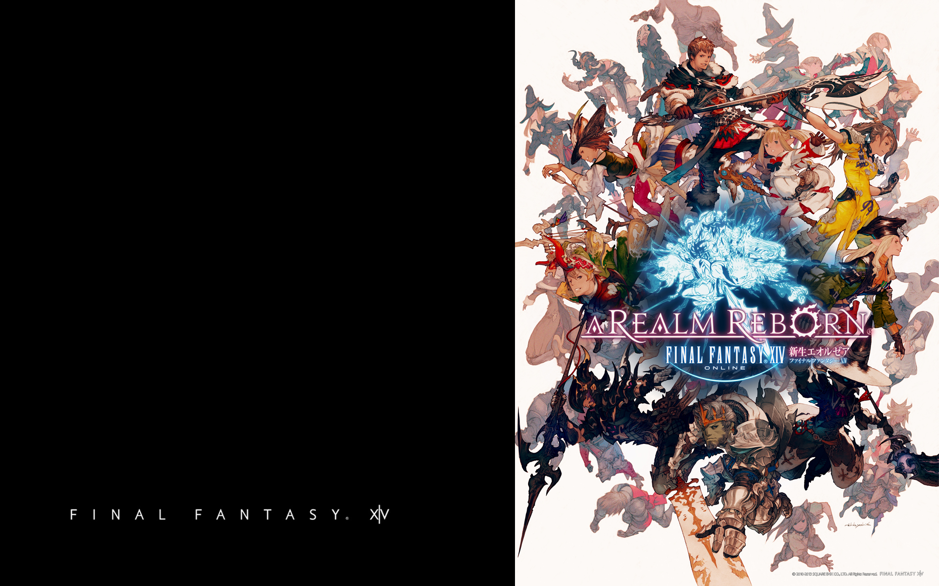 ffxiv iphone wallpaper,graphic design,illustration,text,font,comics