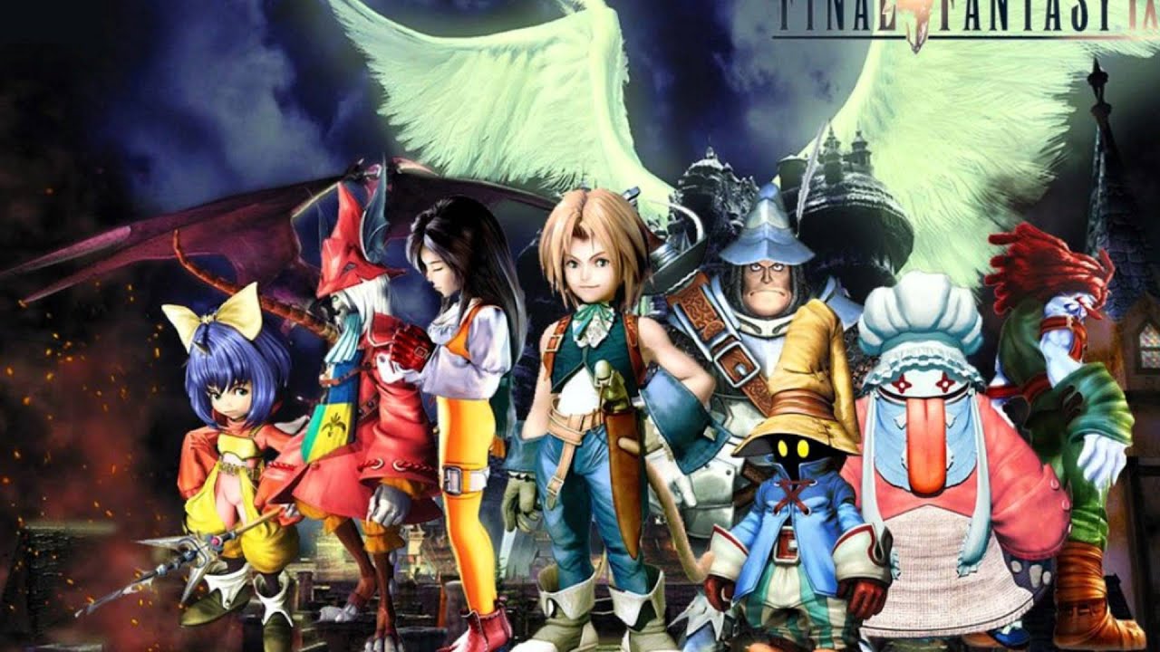 final fantasy ix wallpaper,animated cartoon,cartoon,action figure,fiction,anime