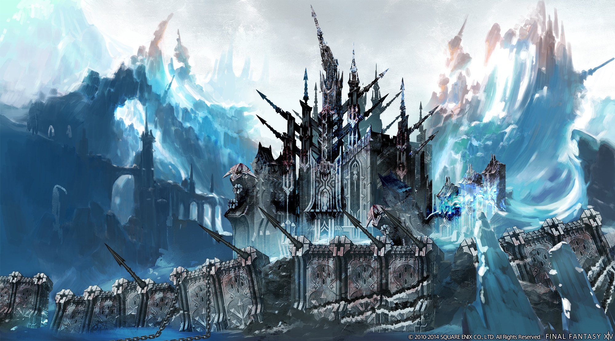 final fantasy 14 wallpaper,action adventure game,strategy video game,cg artwork,adventure game,world
