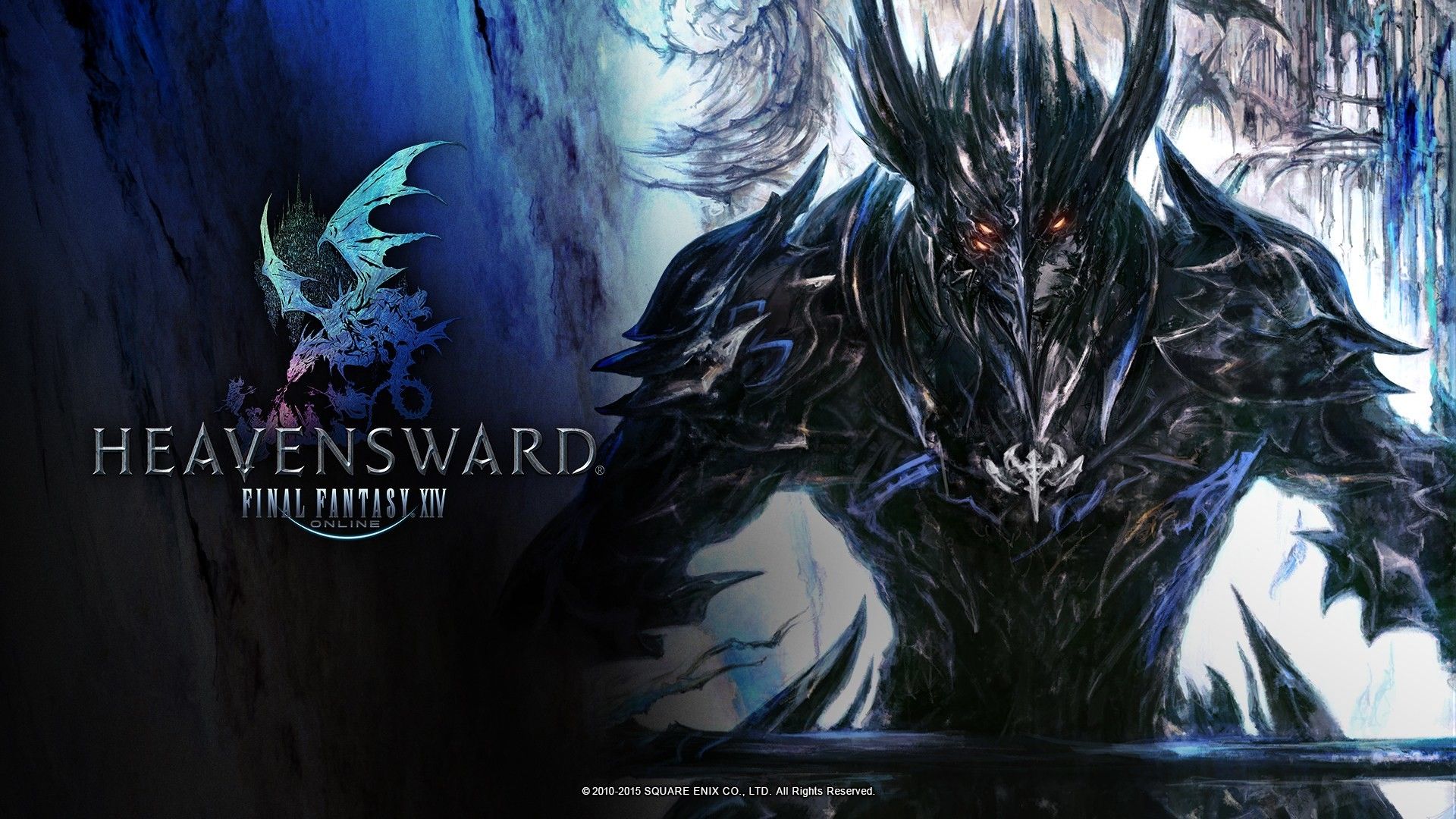 final fantasy 14 wallpaper,cg artwork,darkness,fictional character,demon,pc game