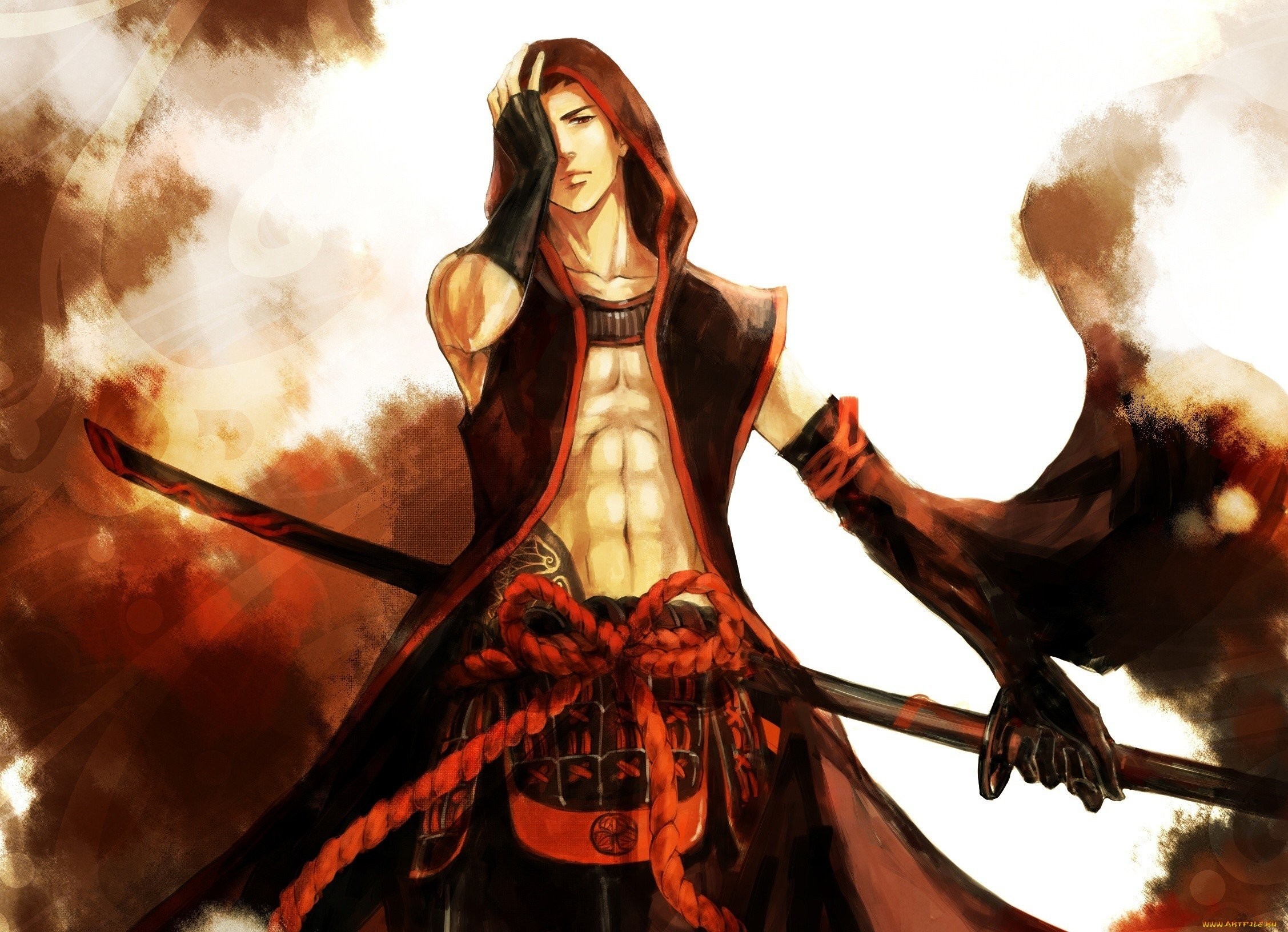 anime warrior wallpaper,cg artwork,action adventure game,demon,games,fictional character