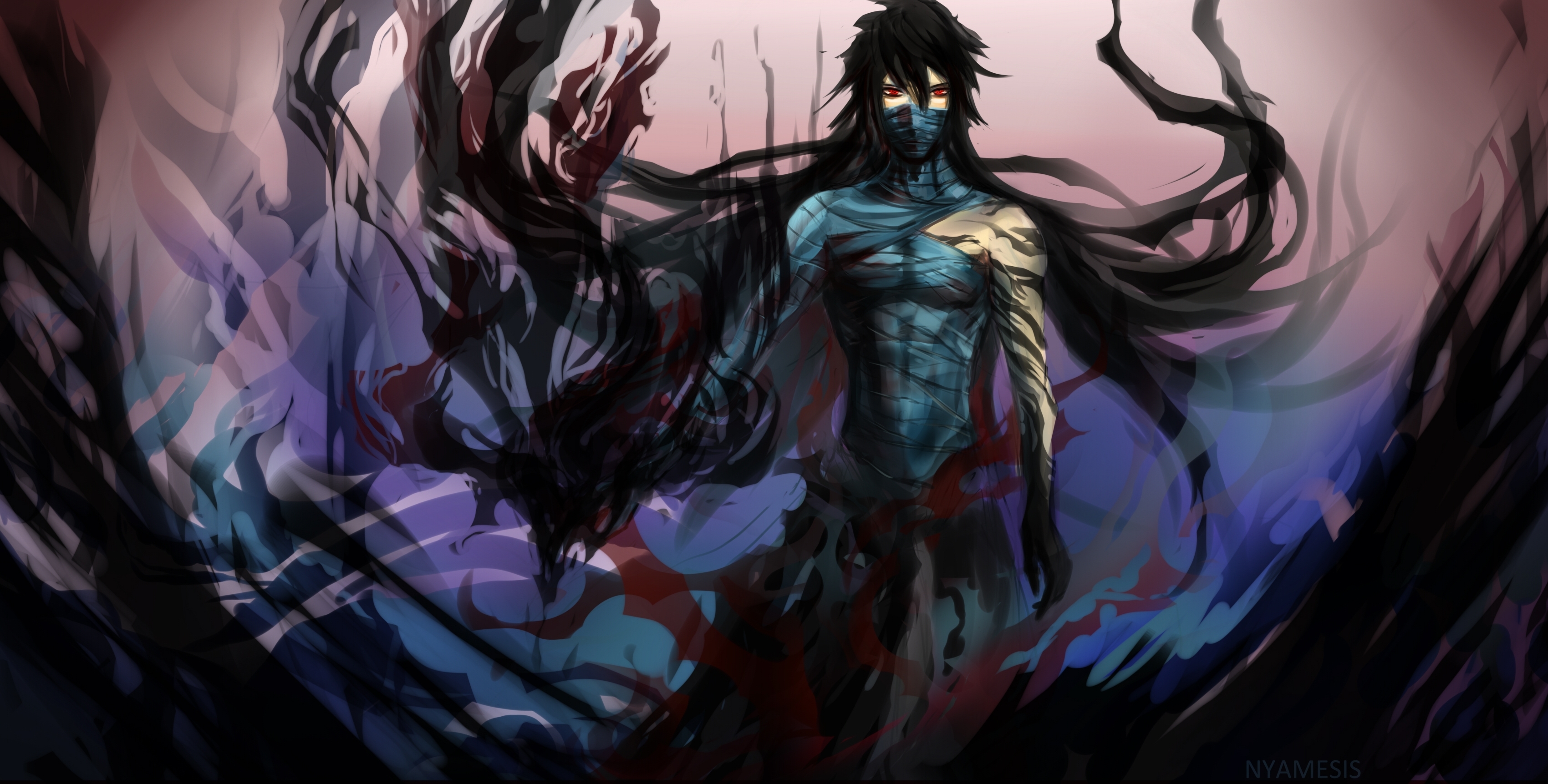 anime warrior wallpaper,cg artwork,demonio,personaje de ficción,ilustración,arte