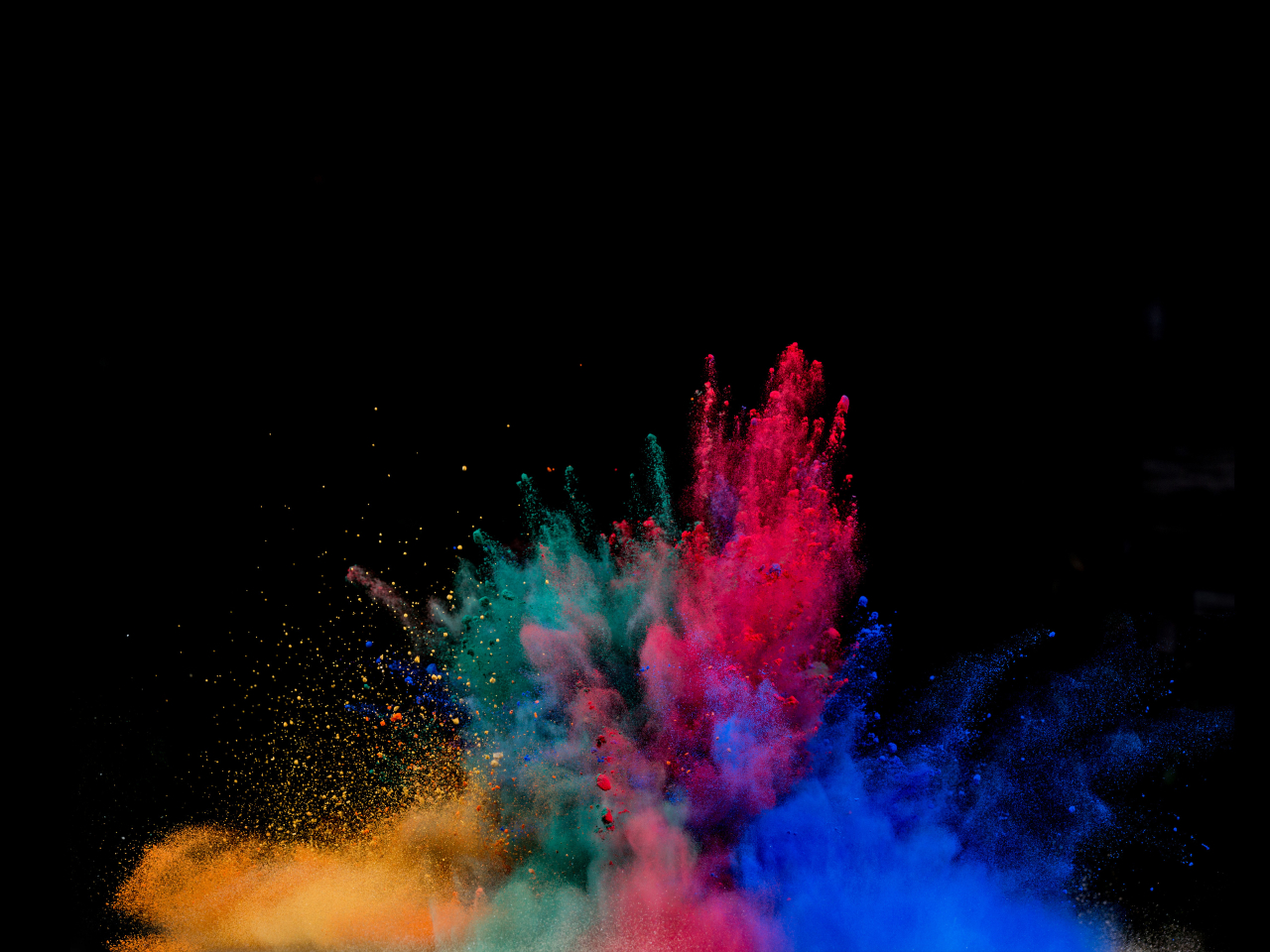 color dust wallpaper,fireworks,sky,night,event,geological phenomenon