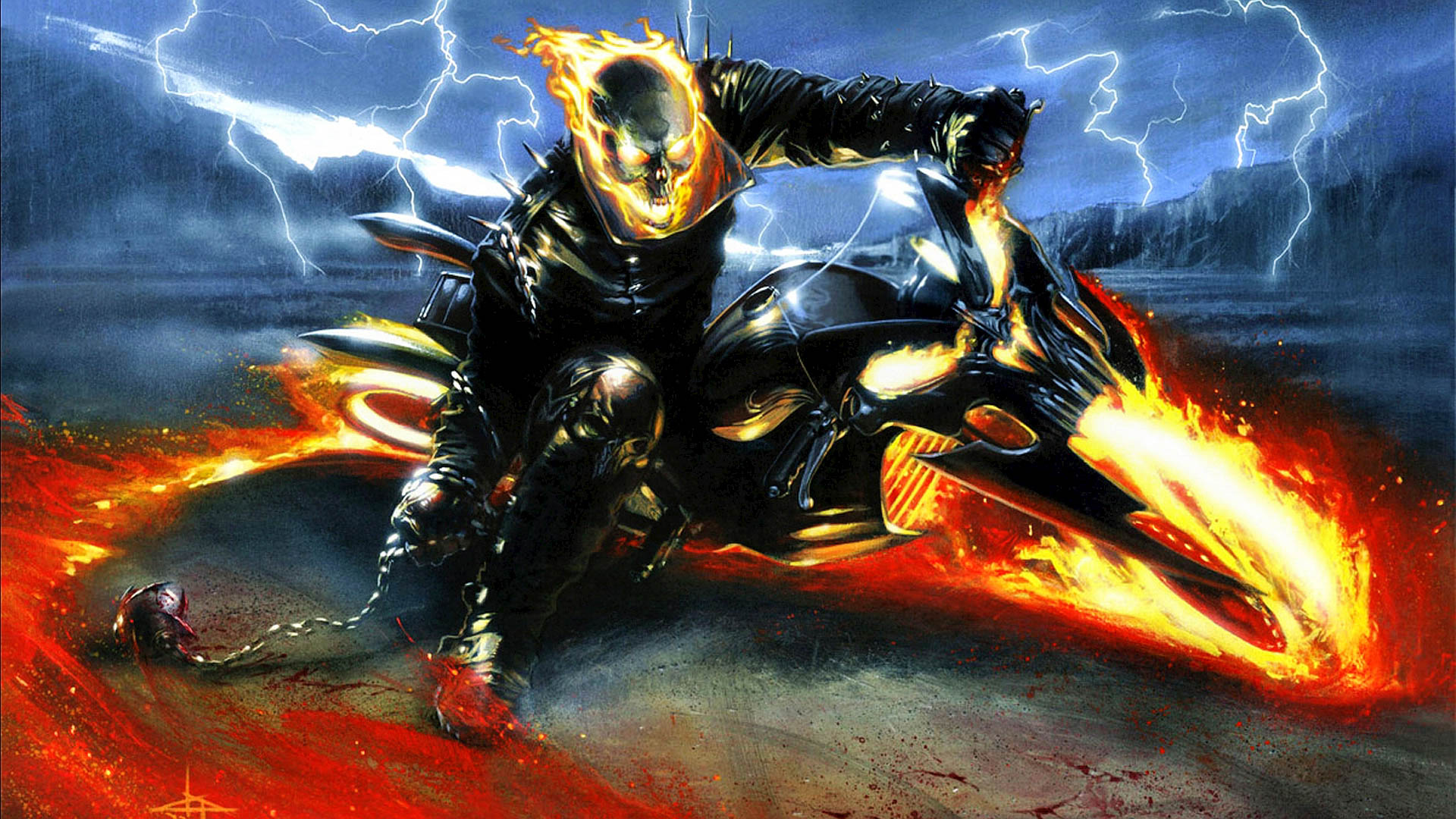 rider wallpaper,demon,cg artwork,fictional character,geological phenomenon,warlord