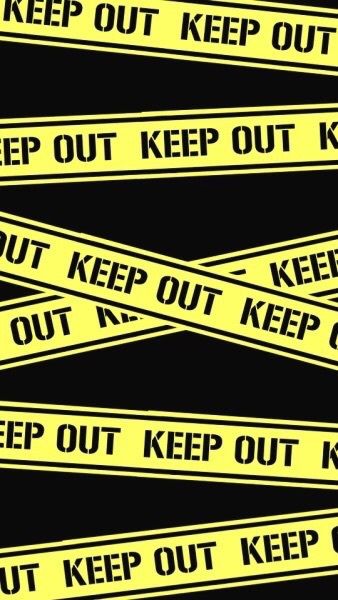 keep out wallpaper,font,yellow,label,signage