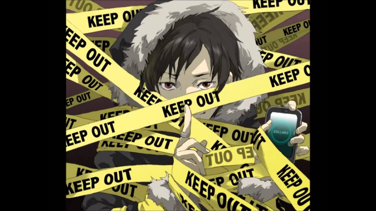 keep out wallpaper,cartoon,font,text,yellow,anime (#454973) - WallpaperUse