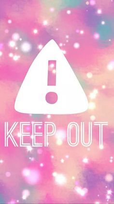 keep out wallpaper,pink,text,violet,font,sky
