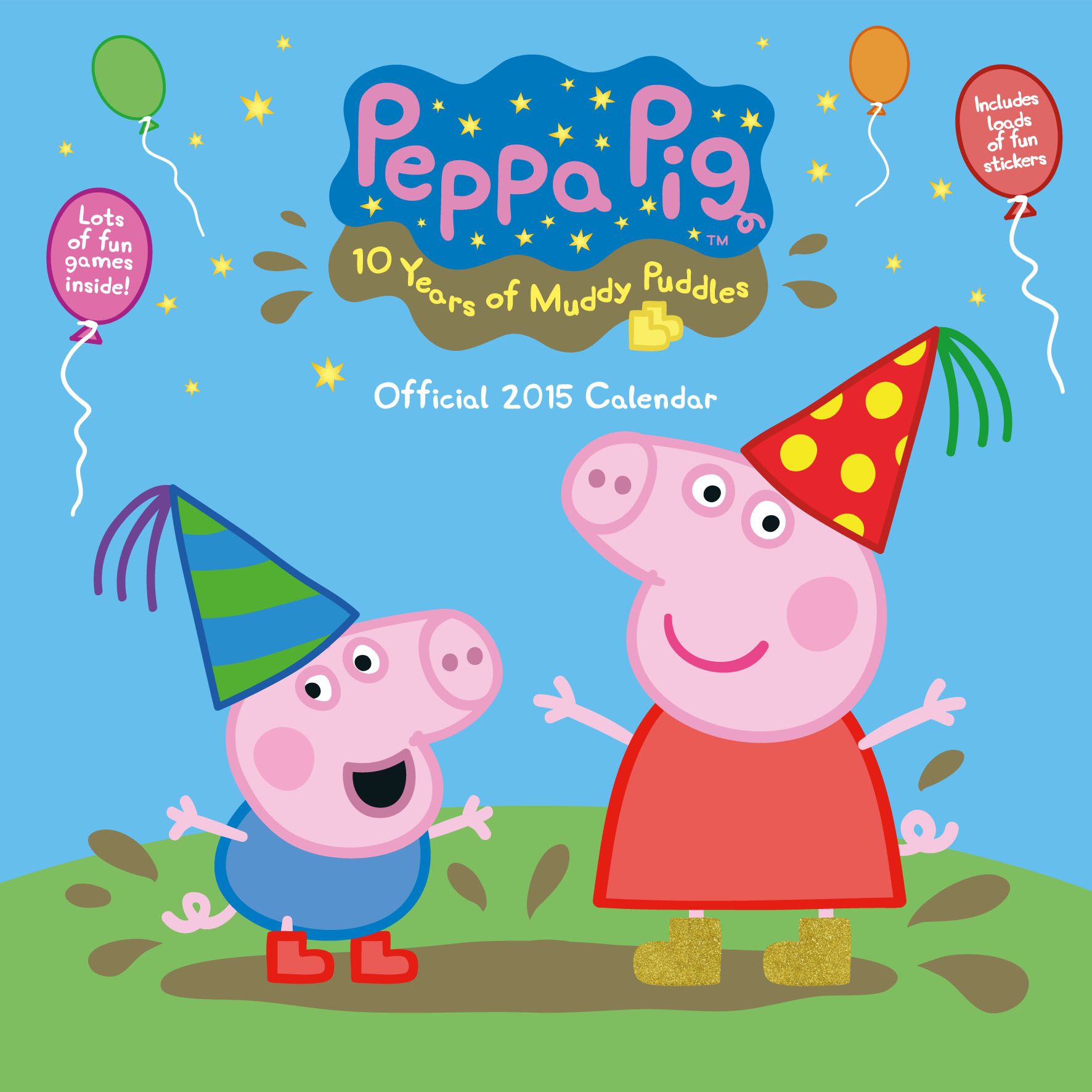 peppa schwein tapete hd,karikatur,illustration,glücklich,partyhut,clip art