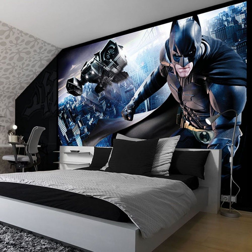 batman schlafzimmer tapete,batman,hintergrund,erfundener charakter,superheld,zimmer