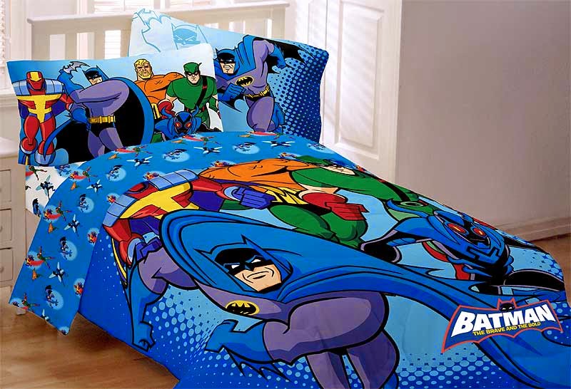 배트맨 침실 벽지,침대 시트,직물,푸른,이불 커버,이불