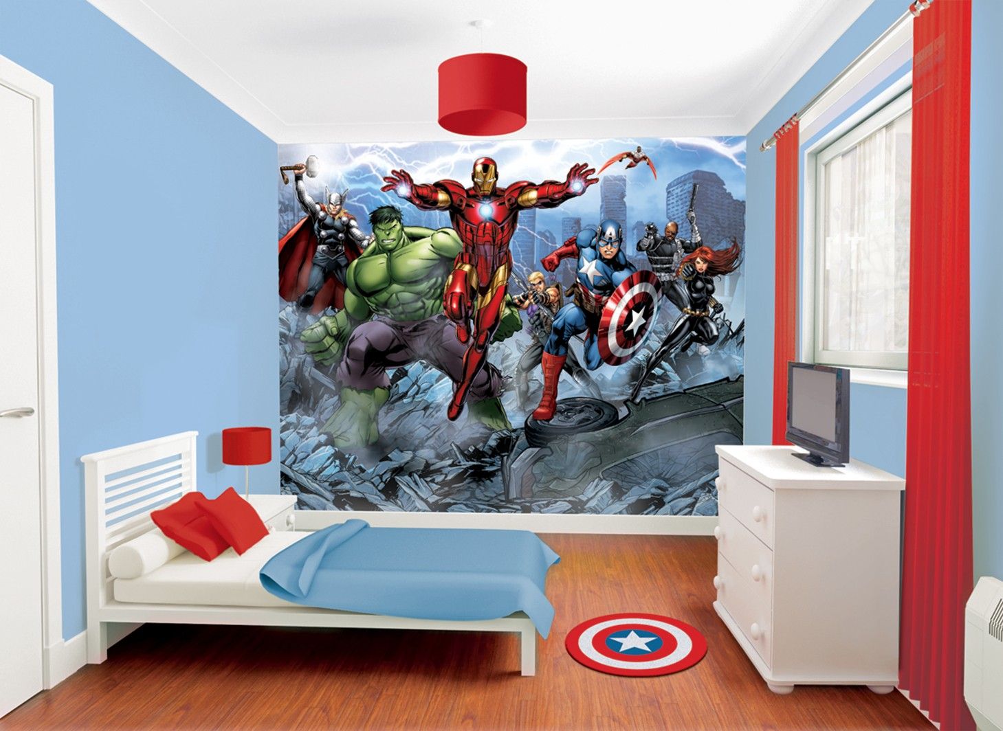 avengers wallpaper for bedroom,iron man,wall,wallpaper,mural,fictional character