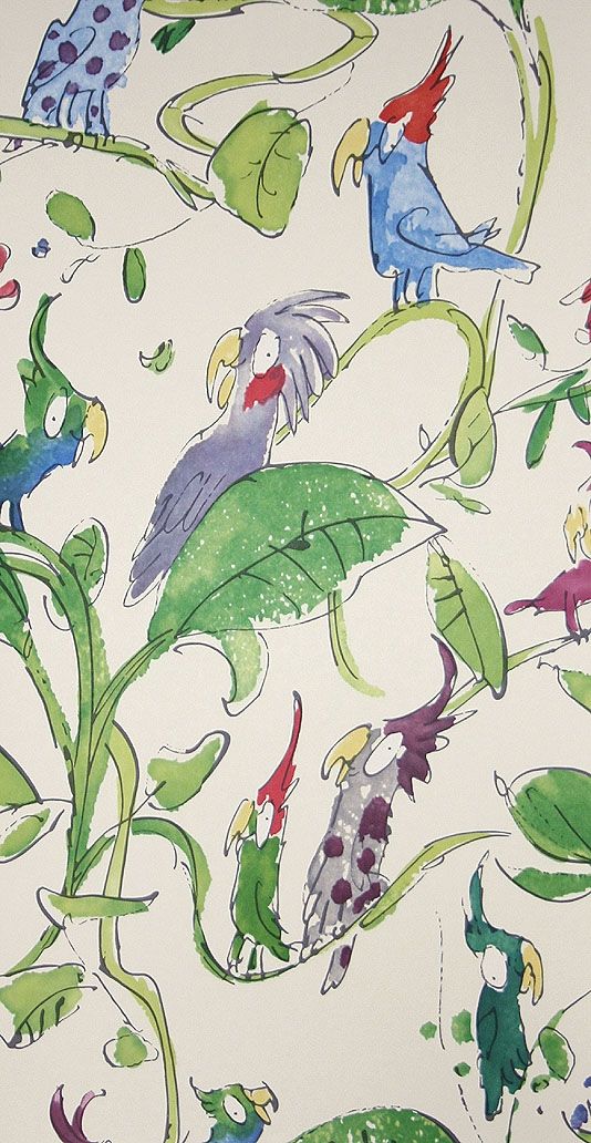 sfondo di quentin blake,pianta,illustrazione,uccello,fiore,modello