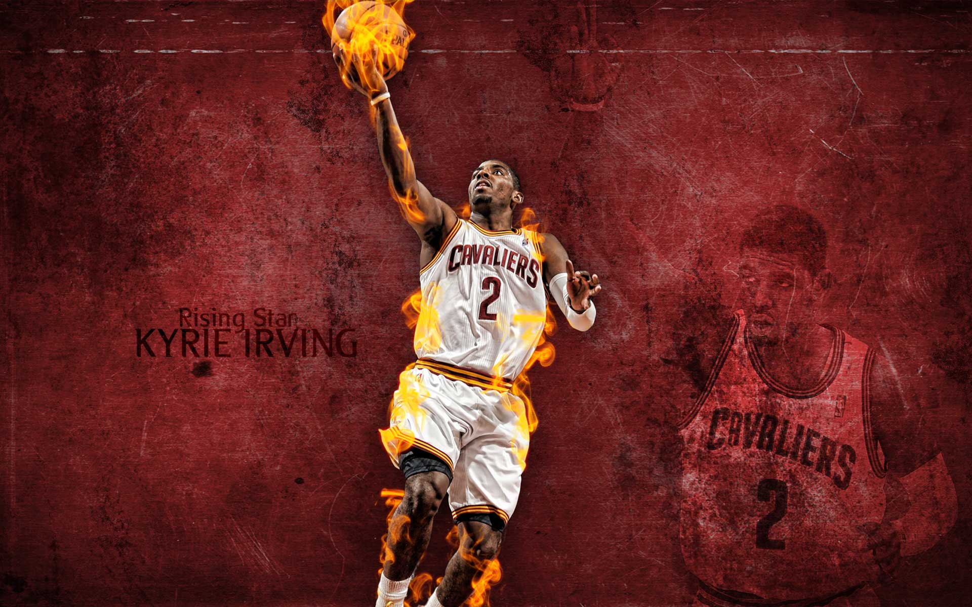 kyrie irving cool wallpaper,giocatore di pallacanestro,giallo,lacrosse,bastone e sport con la palla,giocatore