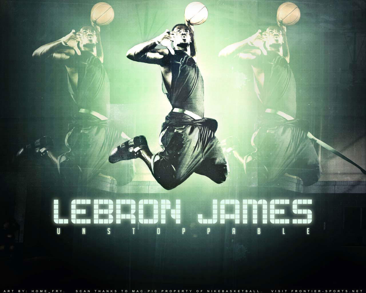lebron james dunk wallpaper,font,soccer,football player,team sport,freestyle football