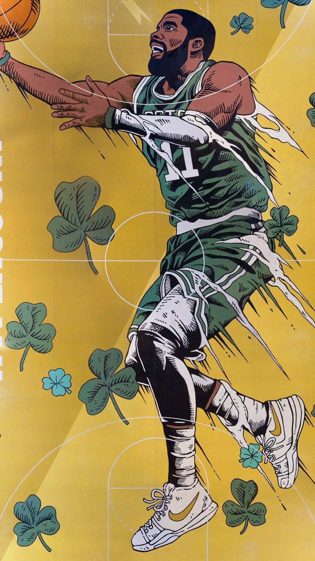 nba wallpaper kyrie irving,illustration,erfundener charakter,kunst