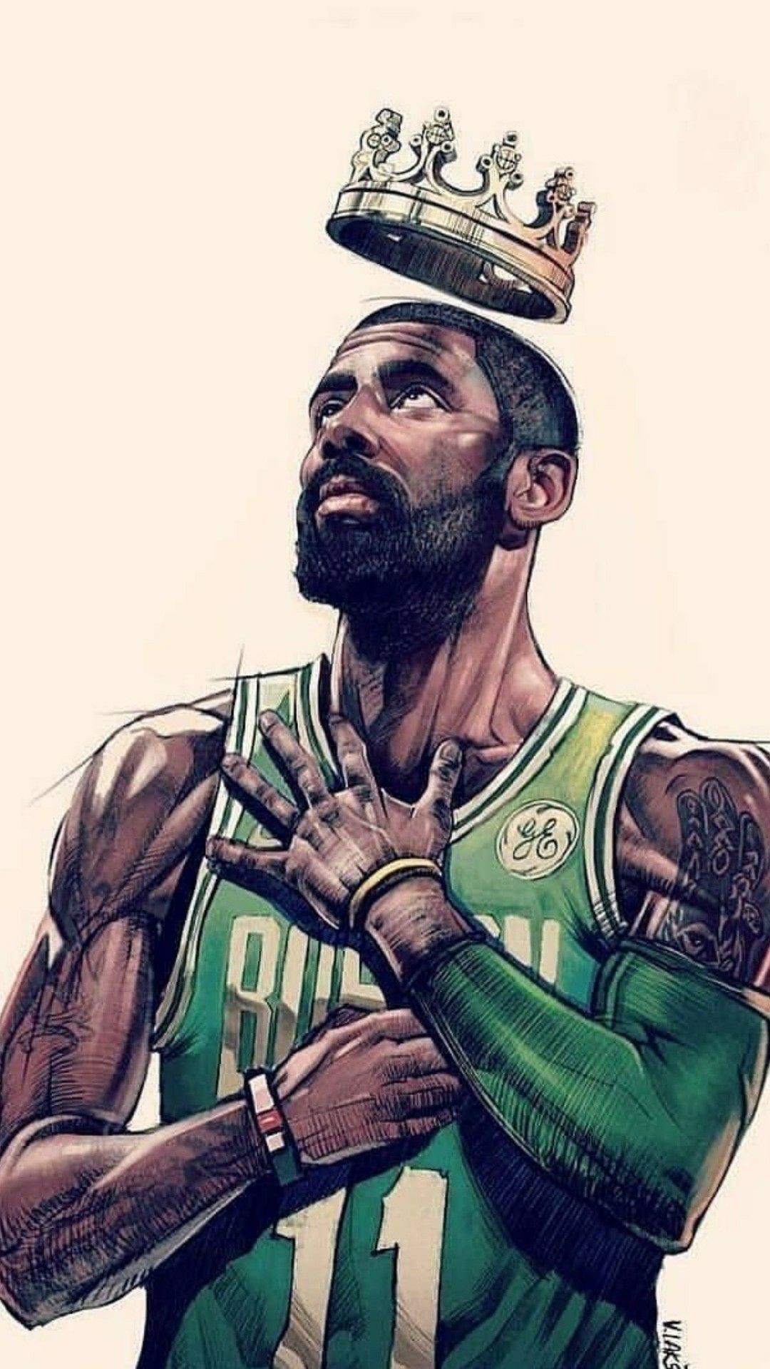 nba壁紙kyrie irving,図,入れ墨,アート,ひげ,口ひげ