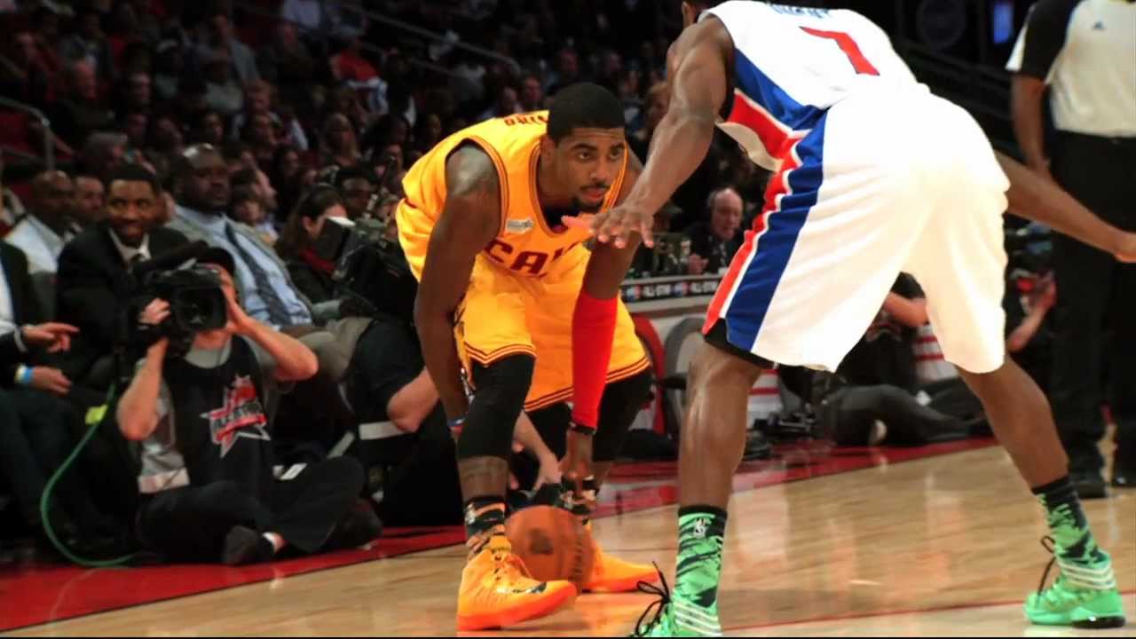 kyrie irving crossover wallpaper,basketball player,basketball,basketball moves,tournament,sports