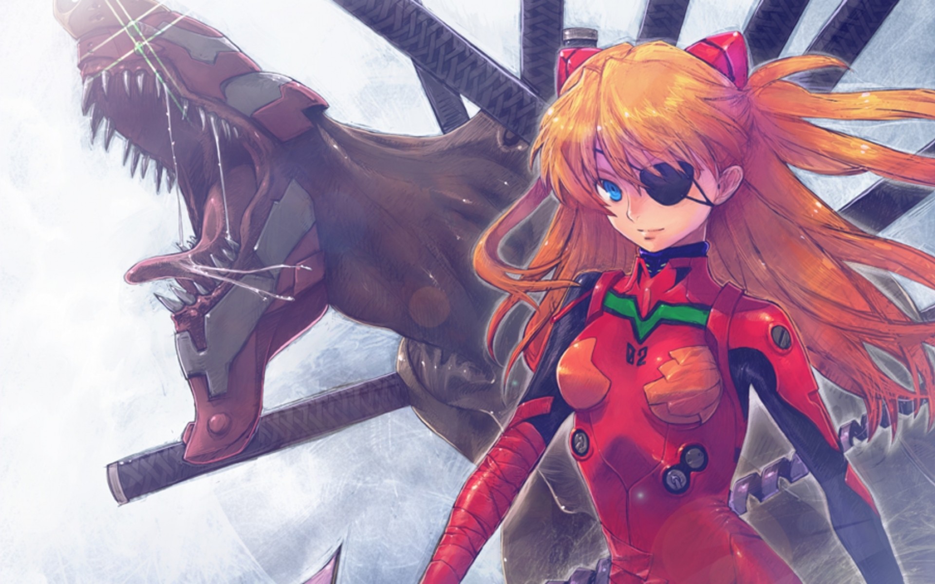 asuka wallpaper,anime,cg artwork,long hair,fictional character,illustration