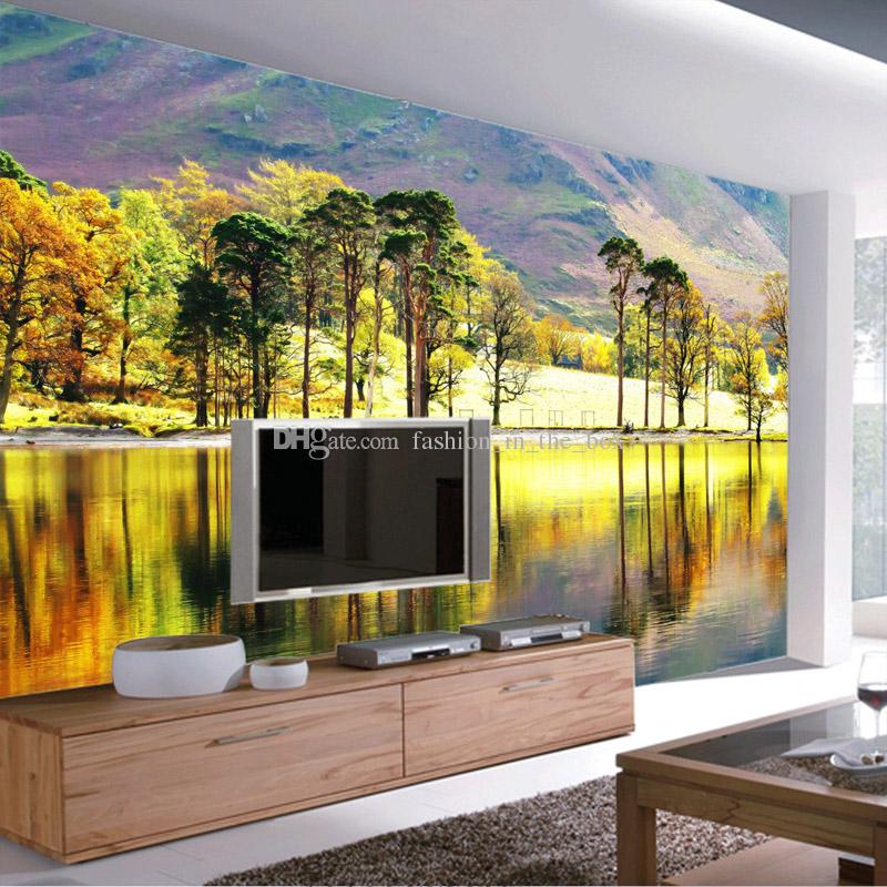 3d wallpaper für wände online,natürliche landschaft,natur,zimmer,wandgemälde,wohnzimmer