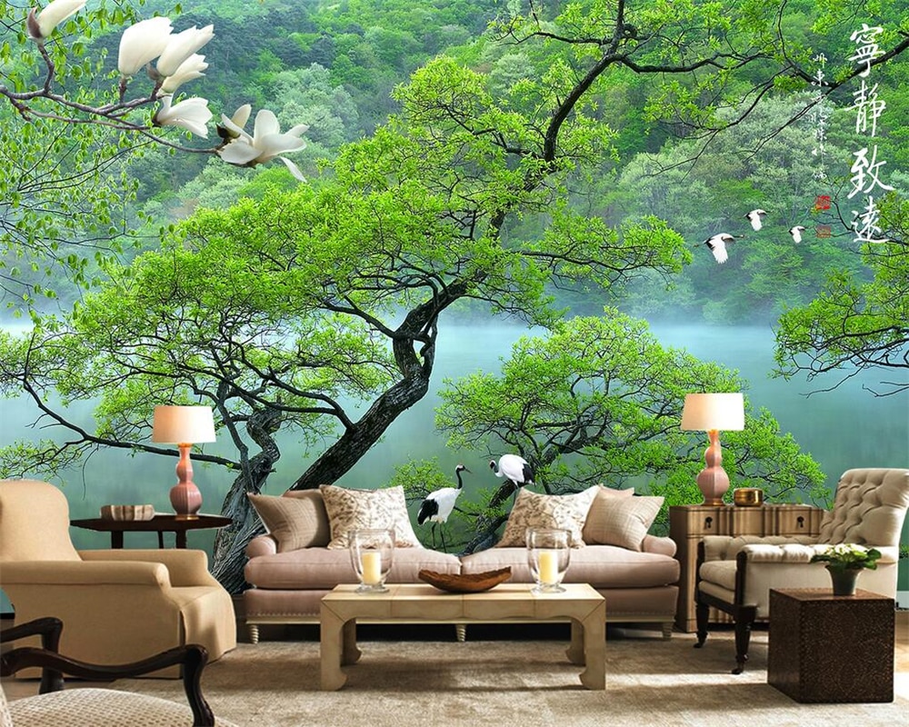 3d wallpaper for walls online,natural landscape,nature,tree,wall,wallpaper