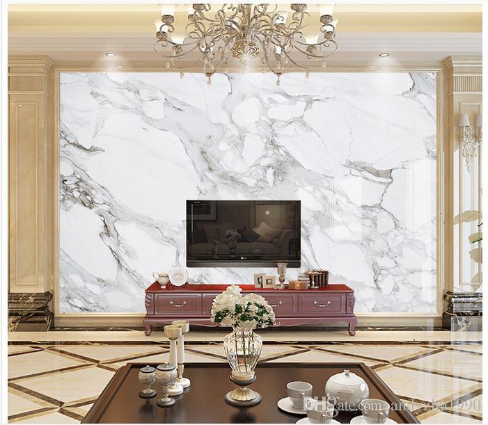 Marble Accent Walls Living Rooms WallpaperUse