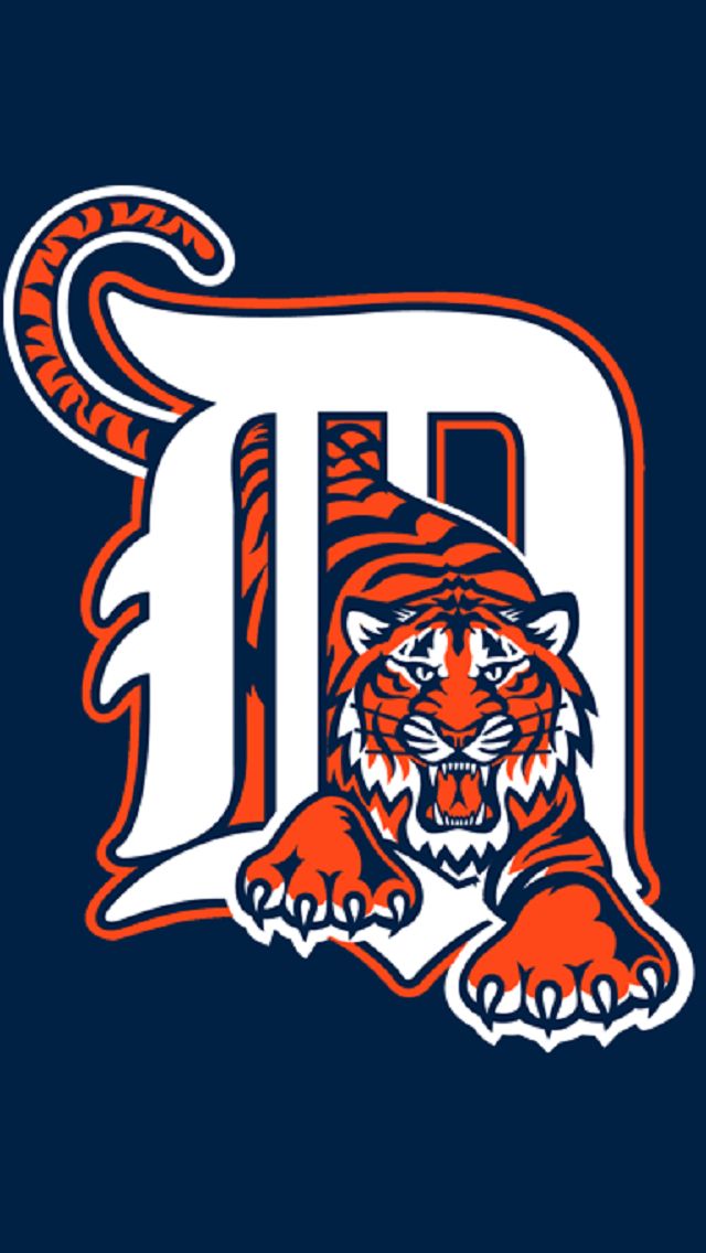 detroit tiger iphone wallpaper,tiger,felidae,große katzen,schriftart,bengalischer tiger