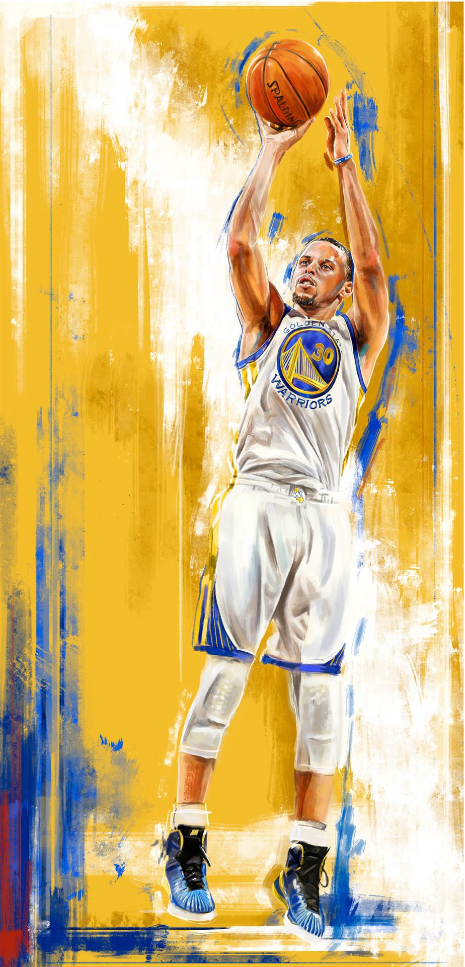 stephen curry and kyrie irving wallpaper,yellow,illustration,art,painting,basketball player