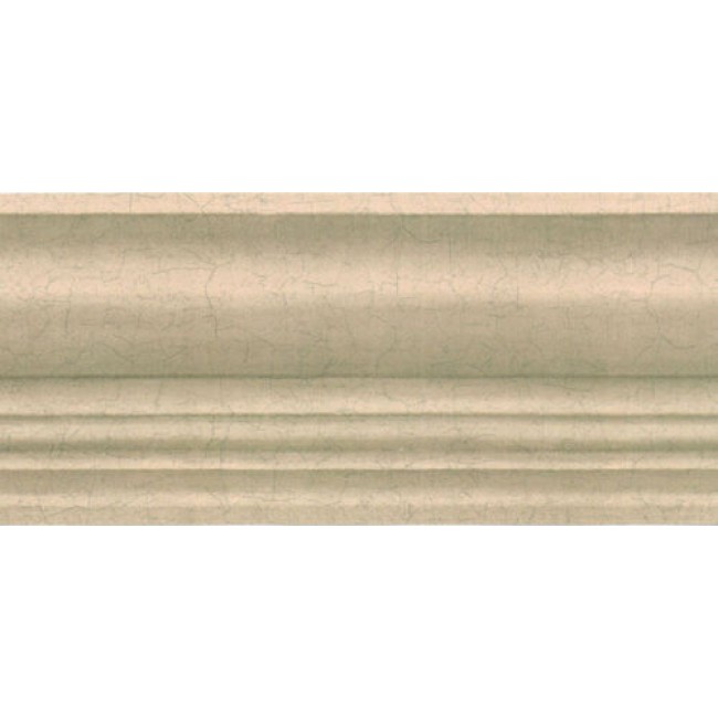 Faux Crown Molding With Beige And Olive Wallpaper Border Faux Crown
