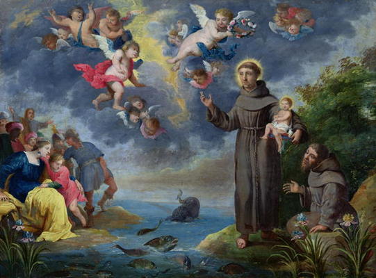 st anthony hd wallpaper,pittura,arte,mitologia,arti visive,profeta