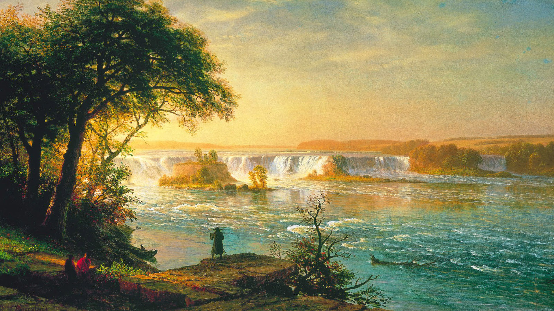 Albert Bierstadt The Falls Of St Anthony, Free Computer - St Anthony ...