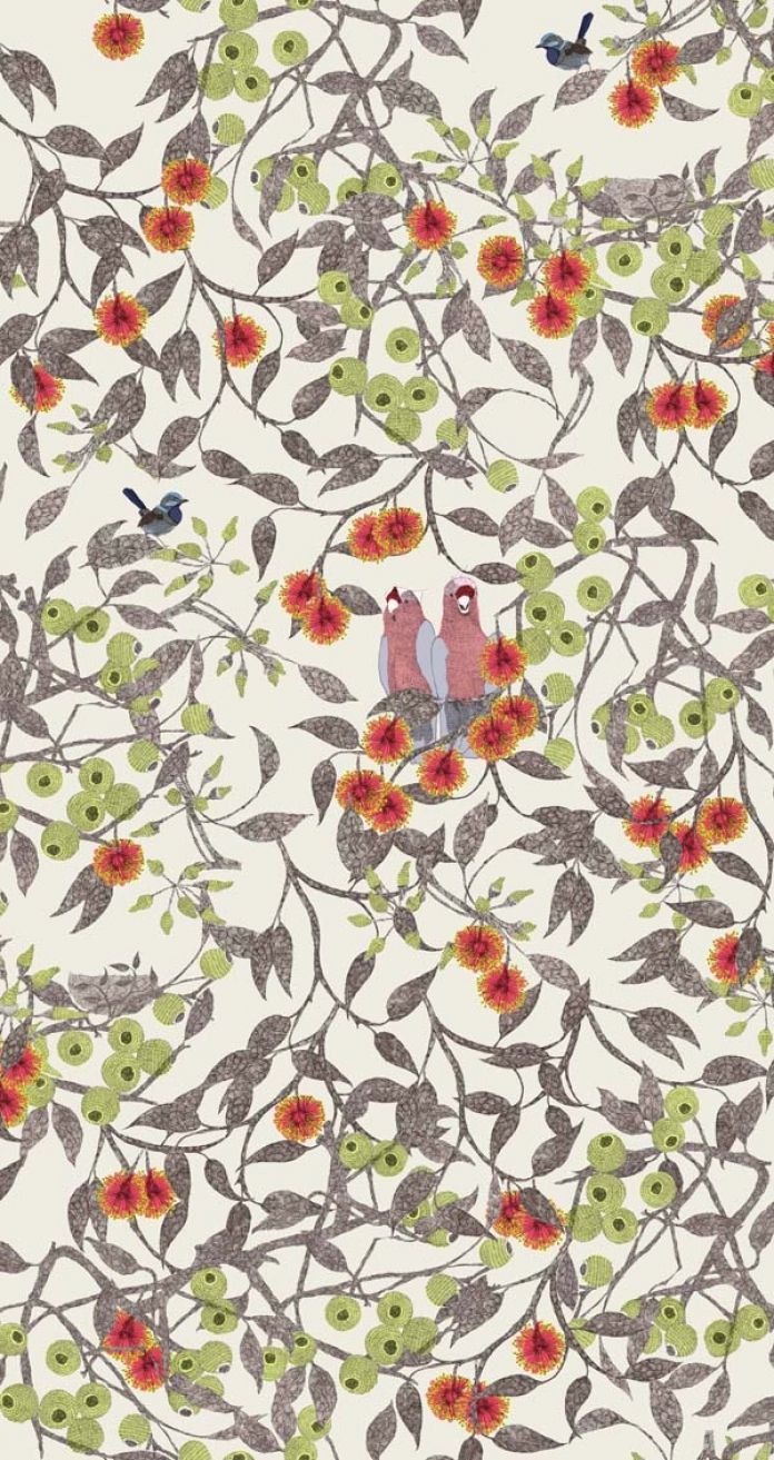 floral wallpaper australia,pattern,leaf,branch,floral design,textile