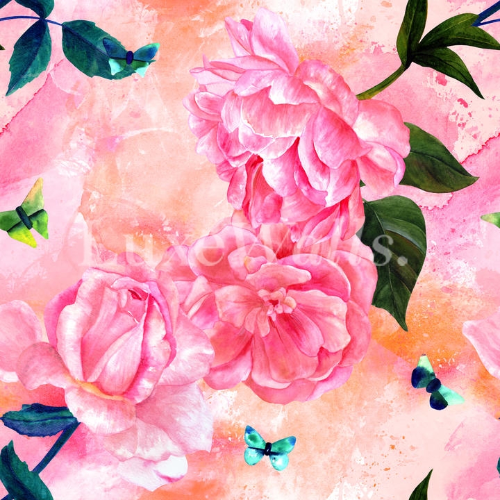 Floral Wallpaper W Pink WallpaperUse