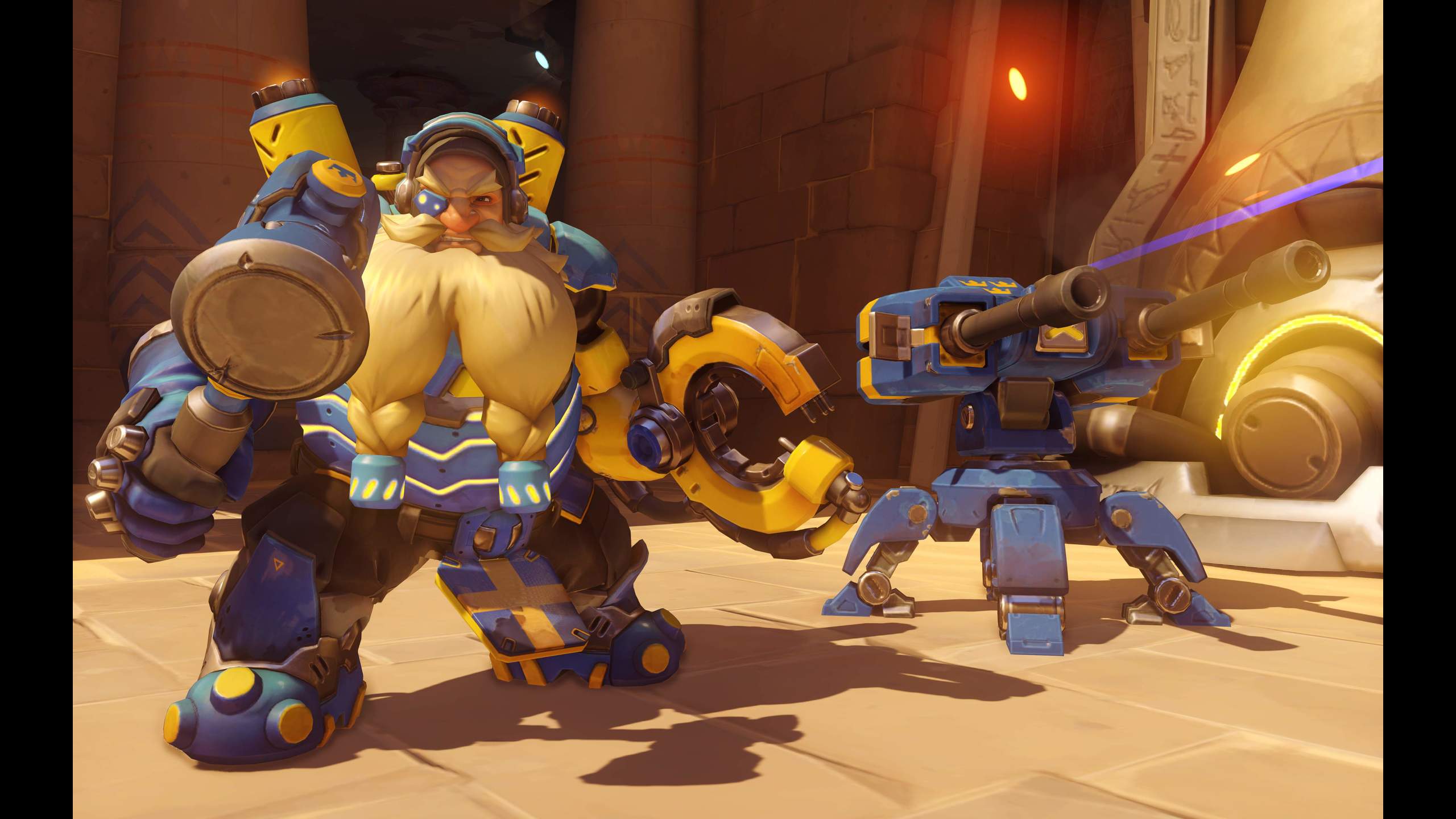 torbjorn wallpaper,action figure,pc game,yellow,fictional character