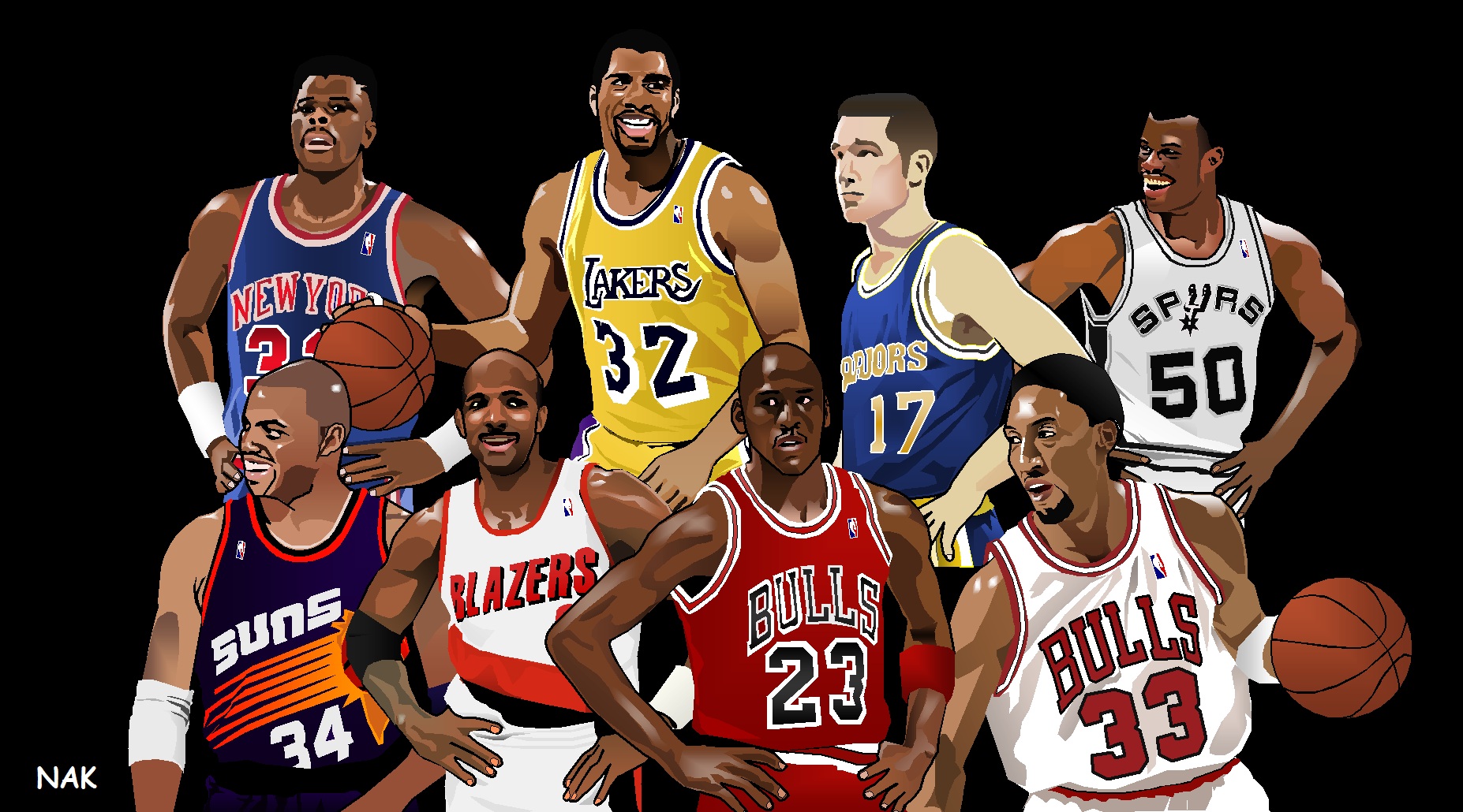 nba legends fondo de pantalla,jugador de baloncesto,equipo,jugador,deportes,jersey